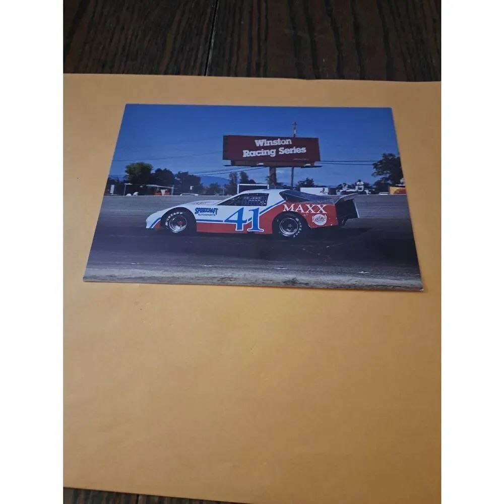 Vintage 1990 NASCAR Sheri Bown Driver Card #41 Speedcraft Auto Max 5x7 Camaro